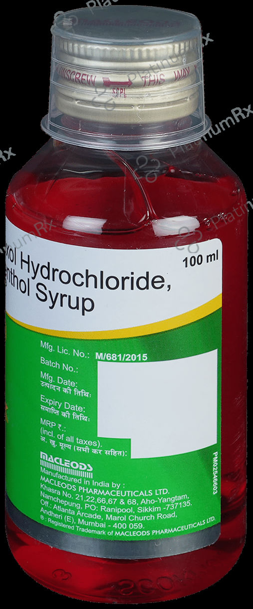 Macbery XT 15/50/1.25mg Expectorant 100ml