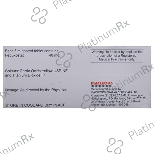 Febumac 40mg Tablet 10s