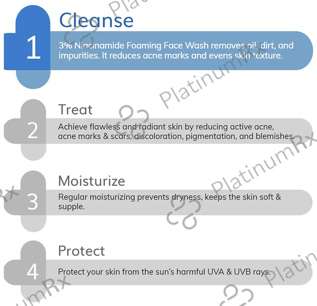The Derma Co 3% Niacinamide Foaming Face Wash