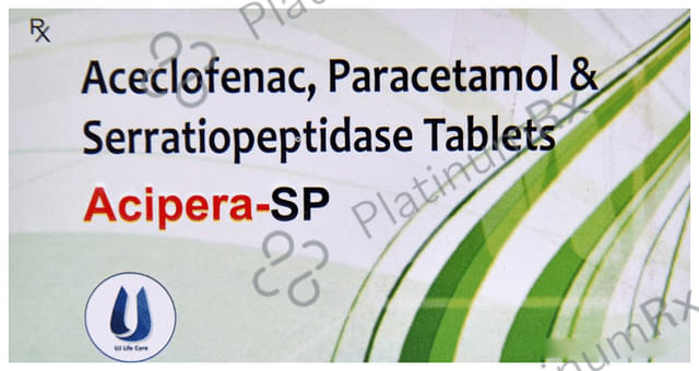 Acipera SP 100/325/15mg Tablet 10s