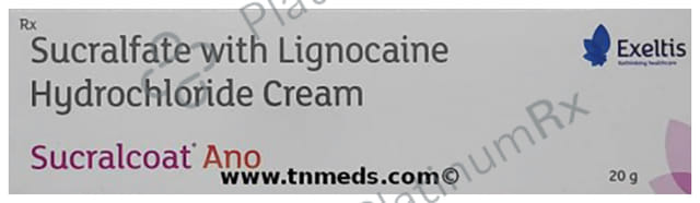 Sucralcoat 4/7% Ano Rectal Cream 20gm