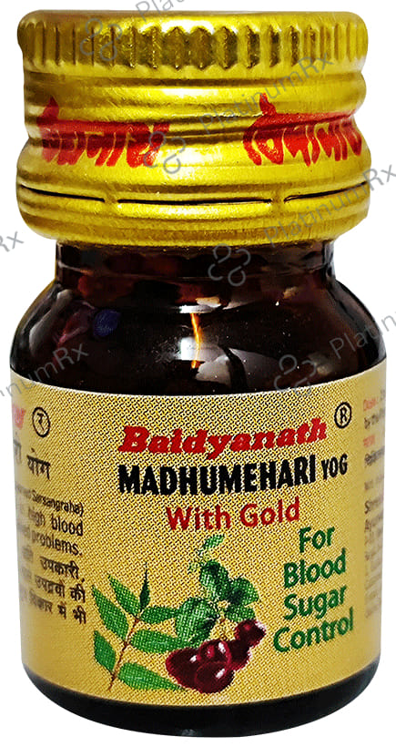 Baidyanath Madhumehari Yog with Gold Tablet - For Blood Sugar Management
