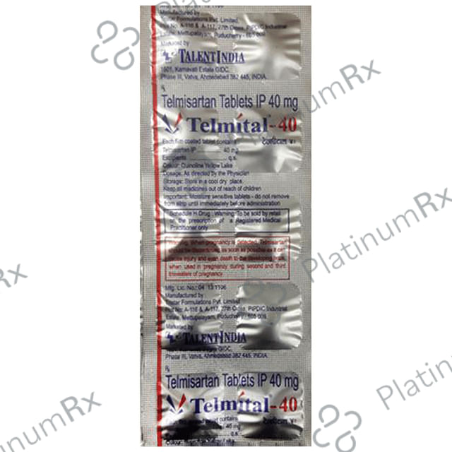 Telmital 40 Tablet