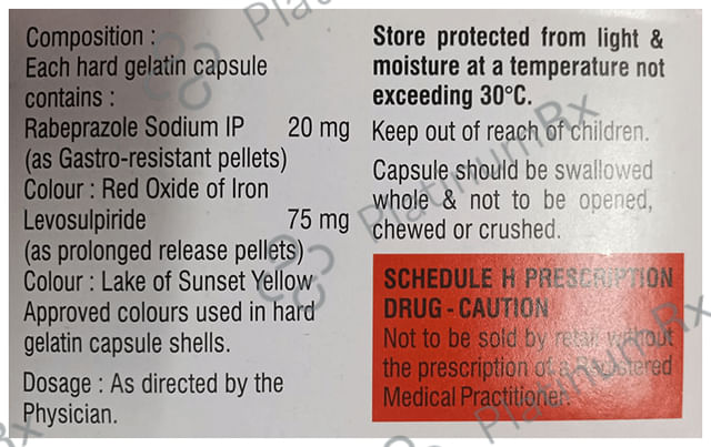 Rabifast XL 75/20mg Capsule PR 10s