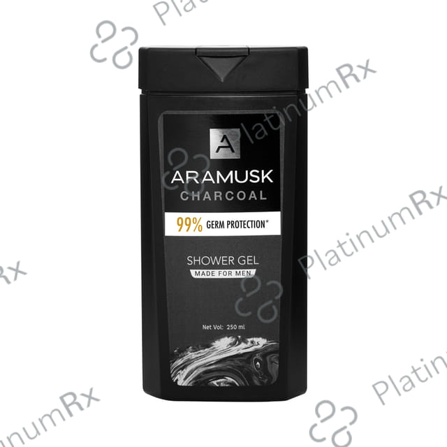 Aramusk Charcoal 99% Germ Protection Shower Gel