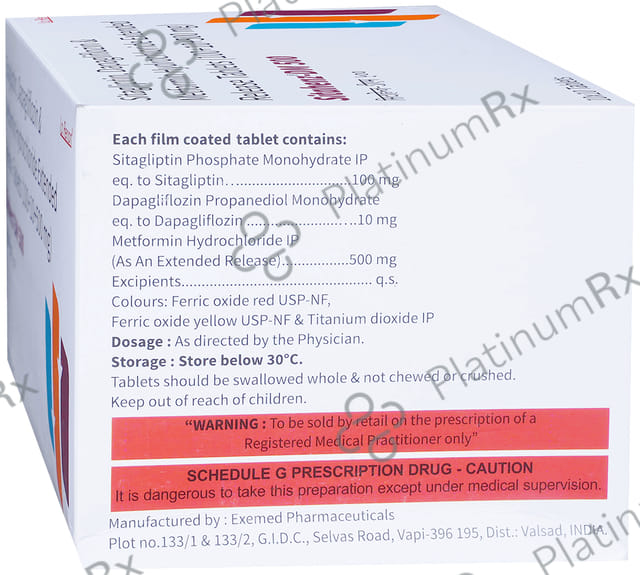 Sitahenz DM 500/100/10mg Tablet ER 10s