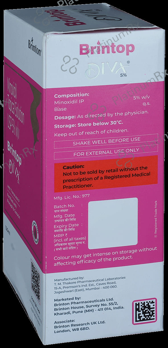 Brintop Diva 5% Topical Solution 120ml