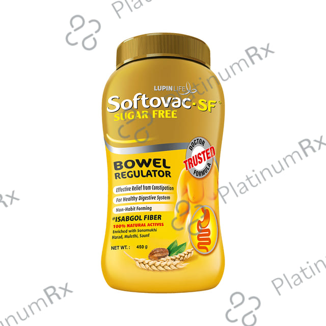 Softovac SF Bowel Regulator Eases Constipation Powder 450gm