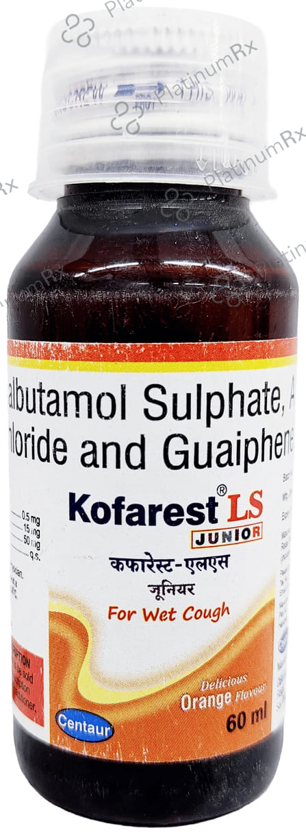 Kofarest LS Junior 15/50/0.5mg Syrup 60ml