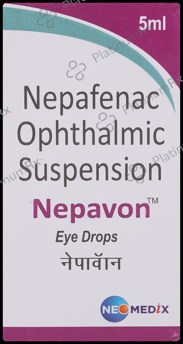 Nepavon 0.1% Eye Drop 5ml
