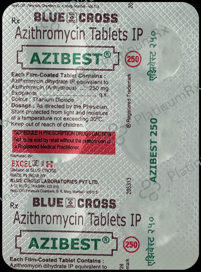 Azibest 250mg Tablet 6s