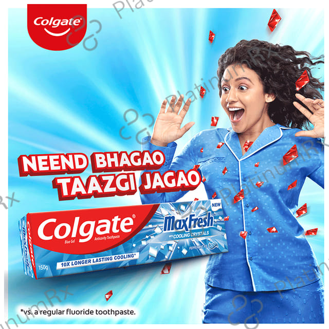 Colgate Maxfresh with Cooling Crystals Anticavity Peppermint Ice Toothpaste 80gm