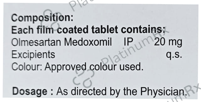 Olmeraas 20mg Tablet