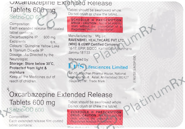 Selzic OD ER 600mg Tablet 10s