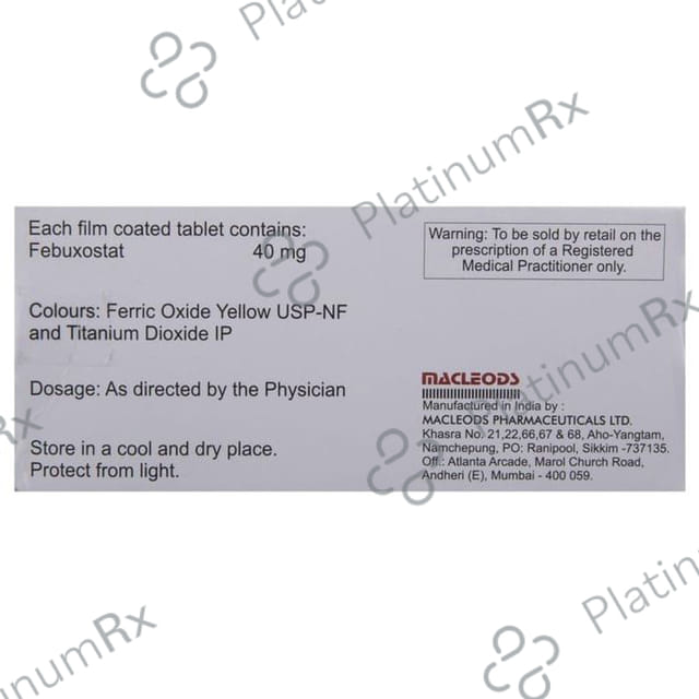 Buxoric 40mg Tablet 10s