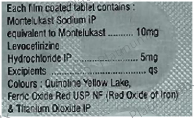 Alzero M 5/10mg Tablet 15s