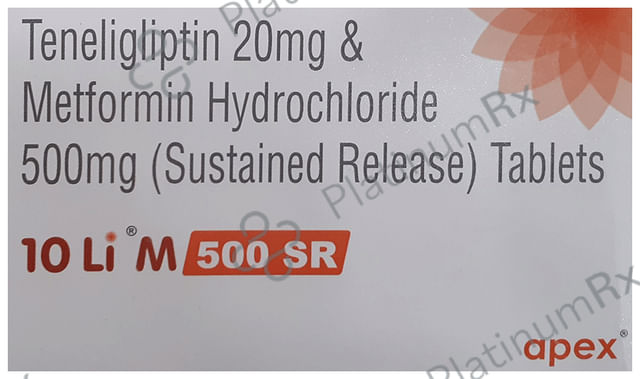 10 LI M 500/20mg SR Tablet 10s