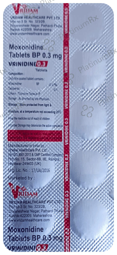 Vrinidine 0.3 Tablet