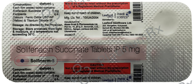 Solfinorm 5mg Tablet