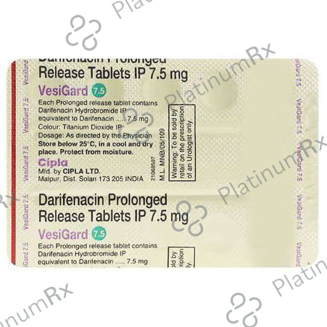 Vesigard PR 7.5mg Tablet 10s