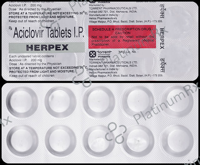 Herpex 200mg Tablet