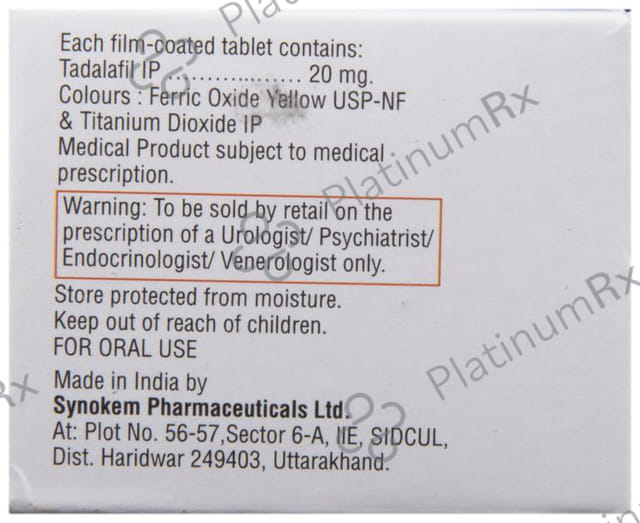 Tadact 20mg Tablet 10s