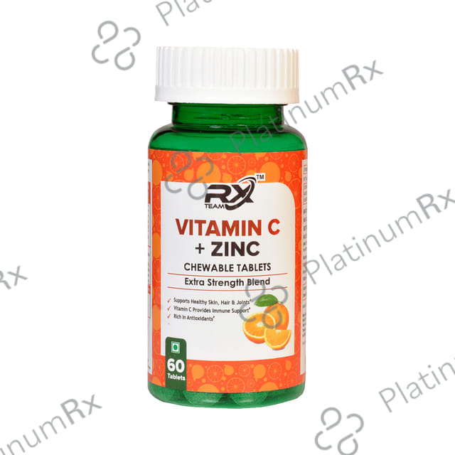Team Rx Vitamin C + Zinc Chewable Tablet