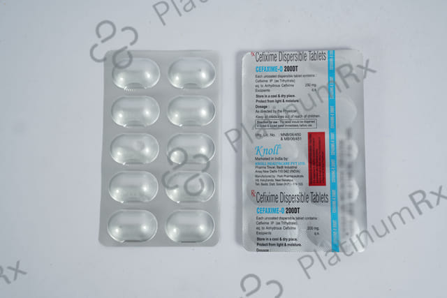 Cefaxime O 200mg Tablet DT 10s