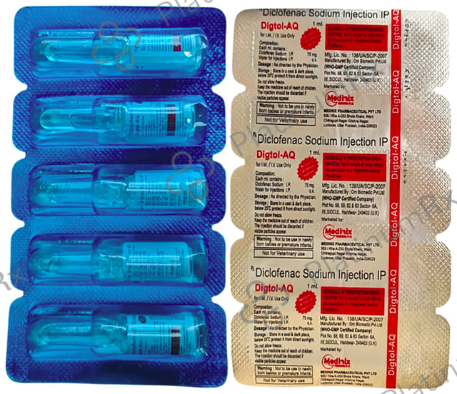 Digtol AQ 75mg Injection