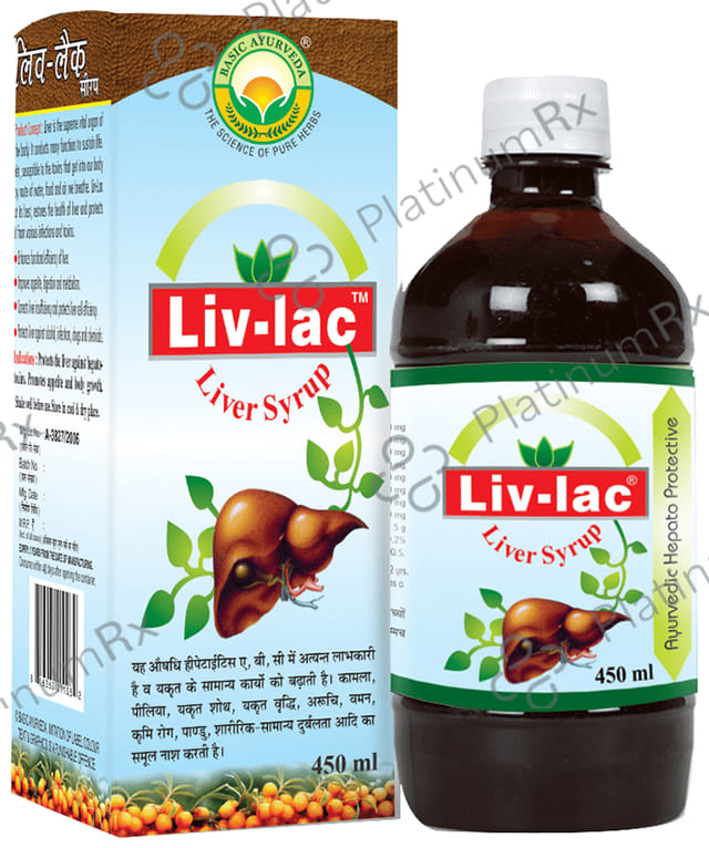 Basic Ayurveda Liv-Lac Syrup 450 ml