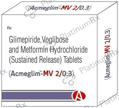 Acmeglim MV 2/0.3mg Tablet SR 10s