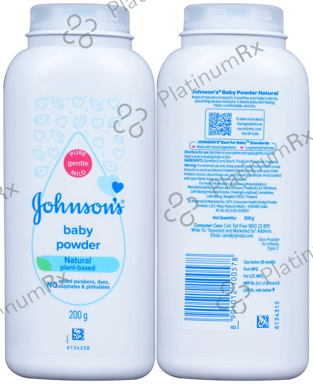 Johnsons Baby Powder 200gm