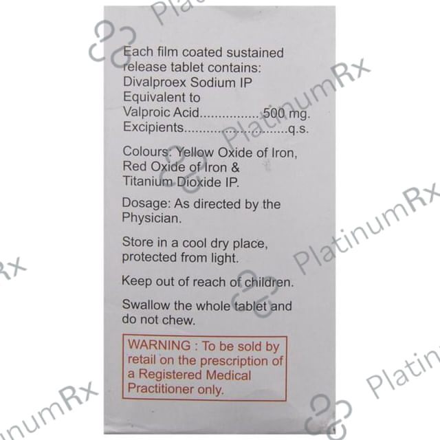 Valkem OD SR 500mg Tablet 10s