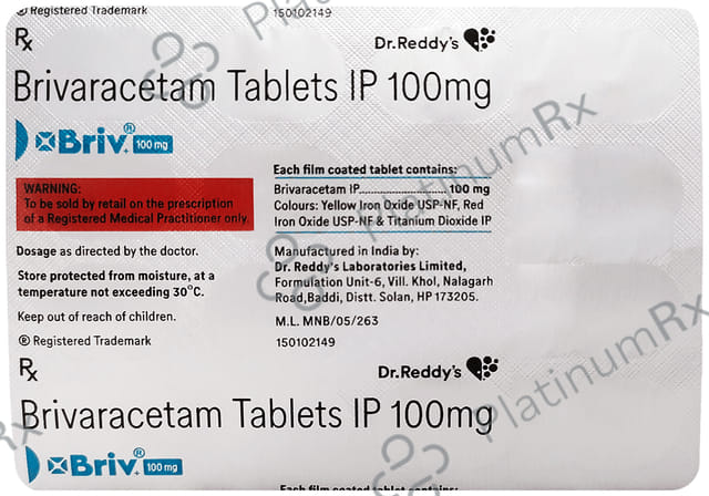 Briv Plus 100mg Tablet 14s