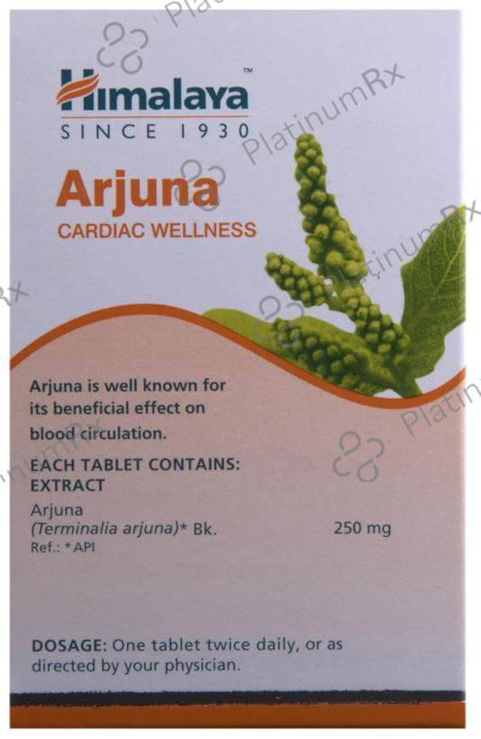 Himalaya Wellness Pure Herbs Arjuna 250mg Cardiac Wellness Tablet 60s
