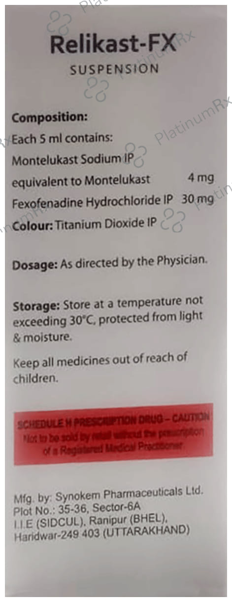 Relikast FX Oral Suspension 60ml