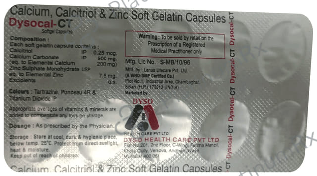 Dysocal CT Softgel Capsule 10s