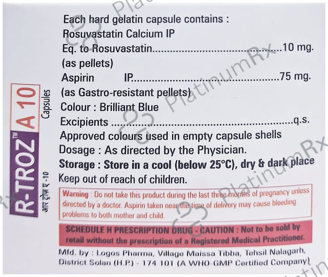 R Troz A 10mg Capsule 10s