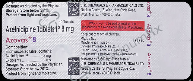 Azovas 8mg Tablet 10s