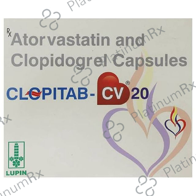 Clopitab CV 20/75mg Capsule 15s