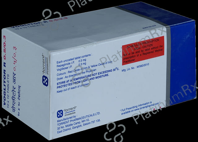Voglitor R 0.5/0.3mg Tablet 10s