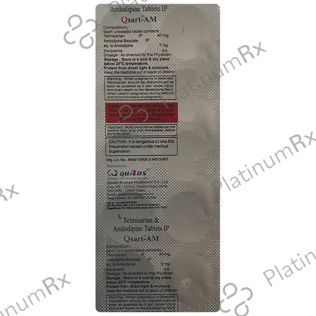 Qsart AM 5/40mg Tablet 10s