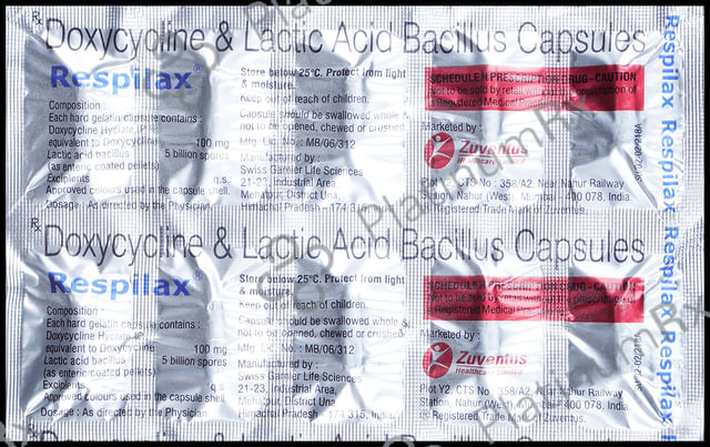 Respilax 100mg/5B Capsule 10s