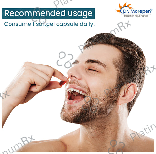 Dr. Morepen Krilliq Krill Oil with Co-Enzyme Q10 Softgel Capsule
