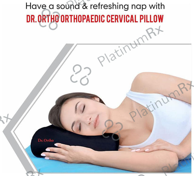 Dr Ortho Orthopaedic Cervical Pillow Universal Black