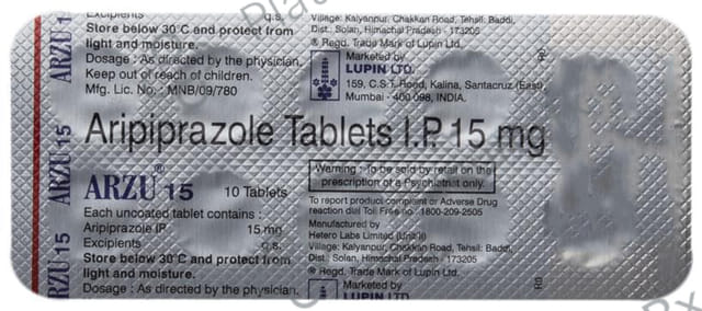 Arzu 15mg Tablet 10s