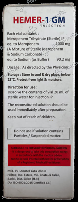 Hemer 1 GM Injection