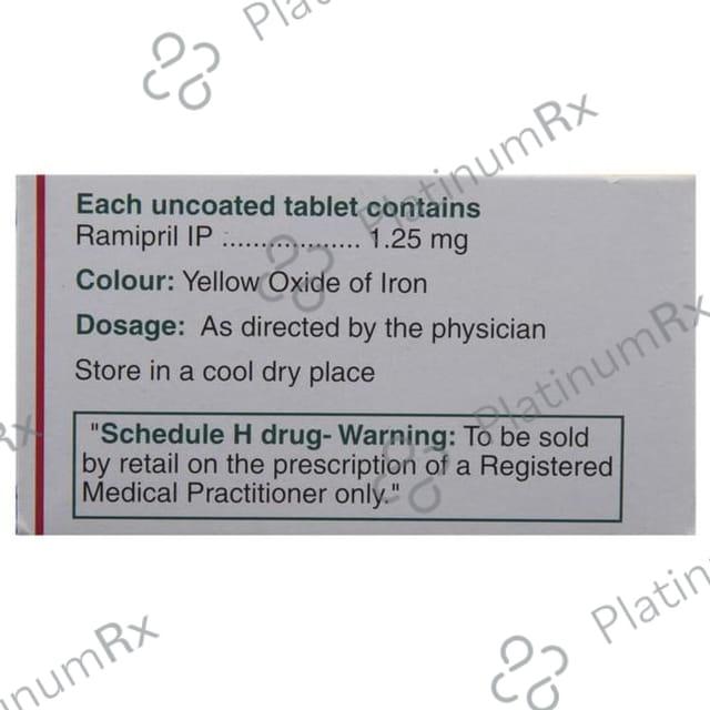 Ramipres 1.25mg Tablet 10s