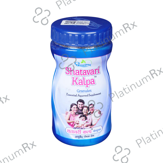 Dhootapapeshwar Shatavari Kalpa Granules - For Immunity & Antioxidant Benefits 125 gm