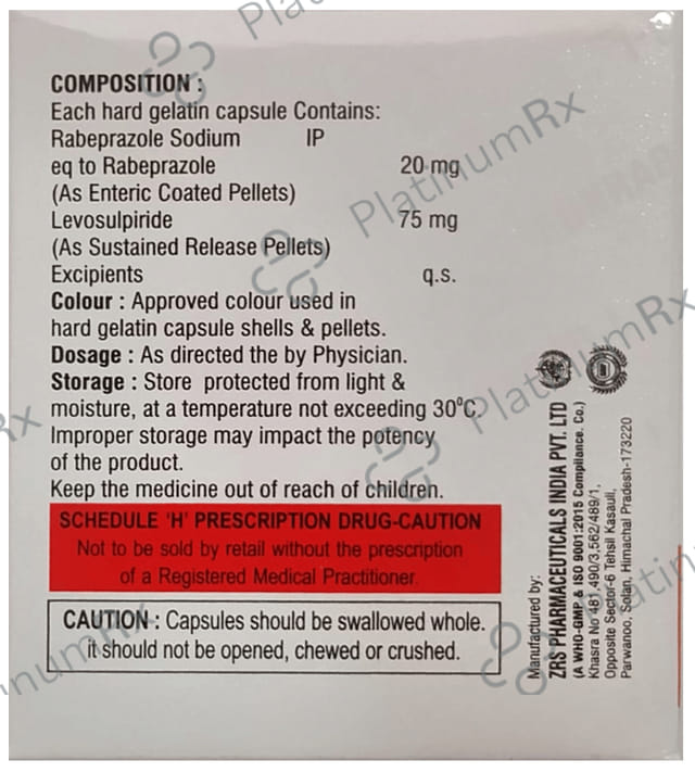 Funrab L 75/20mg Capsule SR 10s